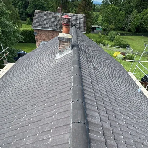 Recent roofing project