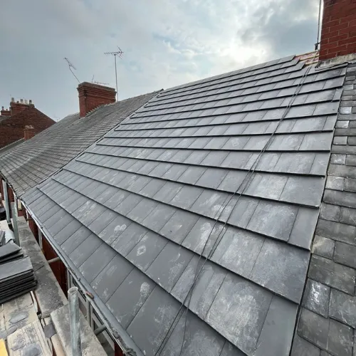 Recent roofing project